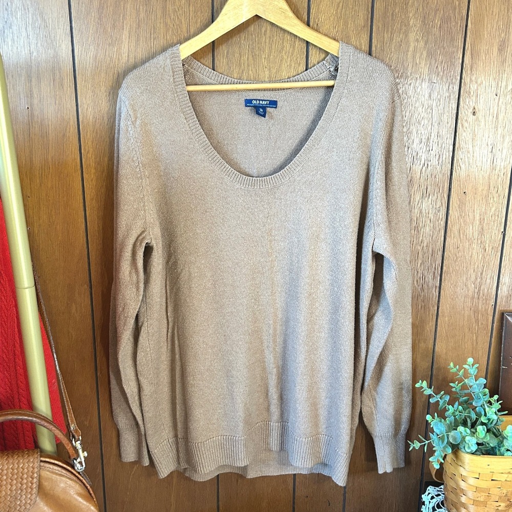 Old Navy Tan Crewneck Sweater Size XXL‎
